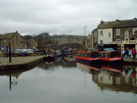 The Otterburn and The Stirton Moored at Skipton